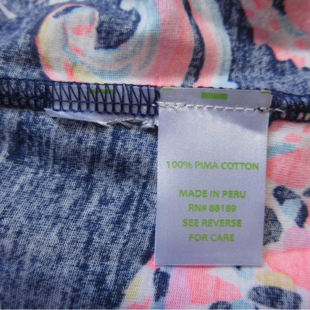 LILLY PULITZER For the Halibut Linden Knit Dress in Bright Navy Pop Size XXS - Picture 6 of 7